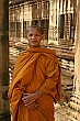 A friendly monks smiles for the camera, Siam Reap, Cambodia